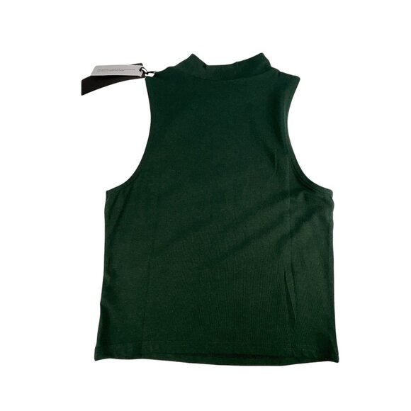 Silver Jeans Co. Dark Green Mock Neck Sleeveless Tank Top Size S NWT - Picture 4 of 7